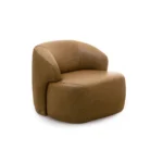 POLTRONA CHANDON GIRATORIA CUERO 612 - Imagen 2