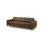 SOFÁ BARONE 2.4 MTS CUERO LEGÍTIMO 612 - Imagen 2