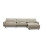 SOFÁ PETRUS 3.16 MTS X 1.52 CHAISE CUERO LEGÍTIMO 501